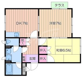 メゾン市川の物件間取画像